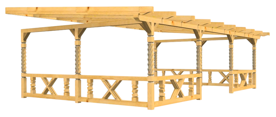 5,0 m x 8,0 m (Tiefe x Breite)