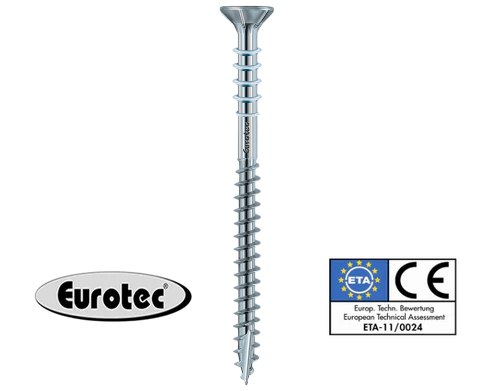 6 mm Justierschraube, blau verzinkt TX25