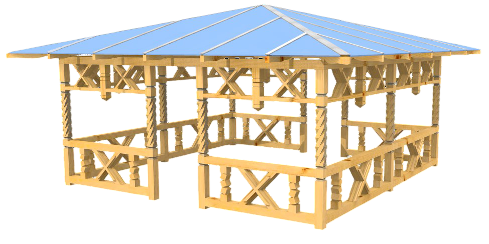 Pavillon 5x5 m
